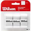 Wilson Pro Overgrip Sensation Impugnatura per Racchetta da Tennis, Unisex - Adulto, Bianco, 3 Pezzi