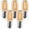 Genixgreen Lampadine LED E14 T22 1W Luce Calda Equivalenti a 10W