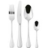 Sambonet Royal 52563-G2 - Set di Posate da Tavola monoblocco in acciaio inox 18/10, per 12 persone, 48 pezzi: 12 forchette, 12 cucchiai, 12 coltelli, 12 cucchiaini da tè