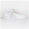 Nike Air Force 1 Rope Laces Custom Corda Beige Bianco