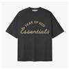 Fear of God Essentials Training 90's Short Sleeve Tee Faded Iron Grey Nero