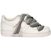 Nike Air Force 1 Custom White Rope Mood Lanvin Laces Grey Grigi