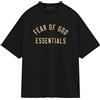 Fear Of God Essentials T-shirt Arch Logo Jersey Crewneck Tee Arch Logo Nero