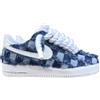 Nike Air Force 1 Rope Custom Denim Jeans Lavaggio Scuro