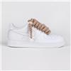 Nike Air Force 1 Rope Laces Custom Brown Grigi