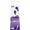 Jvc HA-F14 Cuffie in-ear Gummy cablate viola