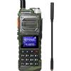 BAOFENG UV-25: radio ricetrasmittente tri-potenza da 10W, per comunicazioni a lungo raggio, compatibile con le bande UHF/VHF