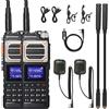 BAOFENG UV-25: radio ricetrasmittente tri-potenza da 10W, per comunicazioni a lungo raggio, compatibile con le bande UHF/VHF