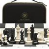 Set Di Scacchi Da Torneo Con Tavola Pieghevole In Silicone 51*51 cm E Pezzi