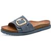 Jana Damen Mule Flat Multiadj+Vegan, Piattaforma Donna
