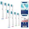 WuYan Testine Ricambio per Oral B, Ricambi Spazzolini Elettrici Precision 8 Pezzi compatibili con Oral B Pro, Vitality e altro ,ecc