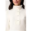 LIU JO SPA TF6227 MAGLIA CHIUSA LIU JO SPORT, BIANCO LANA