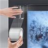 WLHFDC Paraspifferi Finestre,Guarnizione Finestra,Nastro Sigillante Impermeabile Isolante per Porte Finestre 3 cm x 10 m Trasparente Nastro Sigillante per Finestre Autoadesiva Striscia di Tenuta