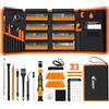 JOREST 145 in 1 Cacciaviti Precisione Set, Kit professionale di attrezzi per la riparazione di magneti, adatti per prodotti elettronici, computer portatili, iPhone, MacBook, Nintendo, Xbox, PS5