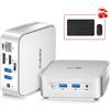 Blackview MP50 Mini PC 16GB DDR4 512GB M.2 SSD Win 11 pro AMD Ryzen 5 Desktop PC