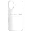 Testosterone Therapist / Elegant Font De Custodia per iPhone 17 Testosterone Terapia Principianti/Testosterone Principianti Idea