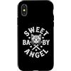 Funny Women's Sayings & Funny Ladies Des Custodia per iPhone X/XS Sweet Baby Angel - Divertente gattino con scritta in lingua inglese Girls