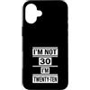 Im Not Thirty Im Twenty Ten Funny 30th B Custodia per iPhone 16 Plus Io non sono 30 Im 20 Dieci Compleanno
