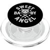 Funny Women's Sayings & Funny Ladies Des Sweet Baby Angel - Divertente gattino con scritta in lingua inglese Girls PopSockets PopGrip per MagSafe