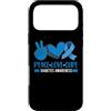 Diabetes Awareness Shirt Men Women Diabe Custodia per iPhone 17 Pro Max Peace Love Cure Type 1 Diabetes Awareness T1D Nastro Blu