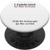 18 ° compleanno Lista degli ospiti Firma 18. Geburtstag 18 th Birthday Firma 18 Compleanno PopSockets PopGrip Adesivo
