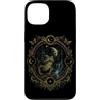 Mystical Cosmic Nights Custodia per iPhone 13 Vintage Bootleg Mistico Rana Luna Foresta Cottagecore