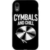 Cymbals Gift / Drummer Gifts for Men and Custodia per iPhone XR Piatti Batterista Piatti per batteria
