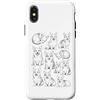 Vintage Corgi Dog Owner Funny Gifts and Custodia per iPhone X/XS Corgi Y2K - Adesivo vintage stile tatuaggio anni '90