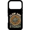 Slow And Steady Turtle Tortoise Custodia per iPhone 17 Pro Pazienza lenta e costante della tartaruga tartaruga
