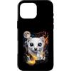 Vintage Ermellino Regalo Custodia per iPhone 16 Pro Max Mystical Ermellino Luna Piena Woodland Art