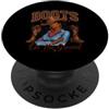 Black Cowgirl Hat Boots On The Ground We Stivali da cowboy a terra Cowgirl afroamericano PopSockets PopGrip Adesivo