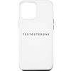 Testosterone Therapist / Elegant Font De Custodia per iPhone 12 Pro Max Testosterone Terapia Principianti/Testosterone Principianti Idea