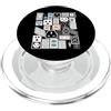 Geeky Chic Costumes Electrical Outlet Plug and Socket Couples Halloween Costume PopSockets PopGrip per MagSafe