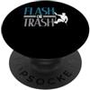 Boulderista Boulderer Rocciatore Flash O Trash Rock Climber Boulderer Bouldering PopSockets PopGrip Adesivo