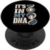 Baseball Lover Gifts È nel mio DNA Giocatore di baseball Amante dello sport PopSockets PopGrip Adesivo