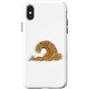 Synthesizer Musician Cable Wave Custodia per iPhone X/XS Large Wave for Modular Synthesizer Musician
