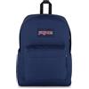 JANSPORT - Borsa, zaino unisex per adulti, blu navy, 42x32x14