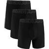 Under Armour Performance Tech Boxerjock - Boxer da 15,2 cm, confezione da 3, colore: nero (Black Solid - Core), taglia 3XL
