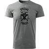 DRAGOWA Maglietta corta special forces, grigia 160g/m2,
