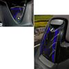 Resin Bike Adesivi Scooter Compatibile con Yamaha Tmax 500 T-max 2008-2011. Protezione Sportello Serbatoio e Tunnel Centrale Antigraffio e Antiurto. Adesivi Resinati 3D Carboon Look e Blu