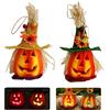 TSLBW 2 Pezzi Lanterna di Zucca in Schiuma di Halloween Jack Zucca Lampeggiante Lanterna Accendi Decorazione Casa Infestata Accessori Decorativi Decorazione del Giardino Forniture per Festa di Halloween (A)