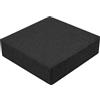 GBKDQQ Cuscino rialzo per sedia, 50 x 50 x 10 cm, cuscino per sedia, ausilio per alzarsi, cuscino in memory foam, cuscino da pavimento per soggiorno, sdraio, divani, poltrone, ufficio (nero)