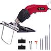 Komsepor 200W Taglierina Elettrica a Caldo per Schiuma con 5 Lame al Nichel-Cromo 0-600℃ 220-240V con Sistema di Raffreddamento per Polistirolo (Raffreddamento ad Aria Rosso 200W+Slot)