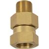 Fonowx Rondella di Pressione 3/8 Pollici accoppiatore Girevole retrostina di Pressione Accessorio per Tubo di Ottone in Ottone