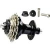 Generic Mozzo Posteriore Bici Pignoni Sprocket Hub Assemblaggio Completo con 4 Cuscinetti Shell in Alluminio 5 Velocità 9-11-13-15-18T Compatibile Catene in