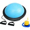 Ronyme Palla di Equilibrio per Bambini Cupola di Equilibrio Mezza Sfera Piattaforma Fitness con Presa Sicura Antiscivolo E Corde di Trazione Incluse Adatta