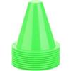Cocoarm Set 10 Coni Segnaletici Multifunzionali, Verde, per Allenamento Calcio, Sport, Fitness, Bambini