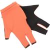 MAGICLULU Guanto da Biliardo a 3 Dita, Guanto per Stecca, Poliestere Arancia, Traspirante ed Elastico, Antiscivolo, per Giocatori di Snooker e Piramide, Allenamento