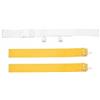 MotiveTech Cintura Flag Football Sportiva Allenamento Gioco con Strisce PVC E Cinghia Nylon Resistente con Fibbia Regolabile Adatta, Multicolore, Bianco, Giallo, Style to 11