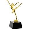 Gadpiparty Premio Danza Oro in Plastica Superficie Liscia Senza Bave, Statuetta Delicata di Ballerina Classica per Competizioni e Feste di Danza Riutilizzabile